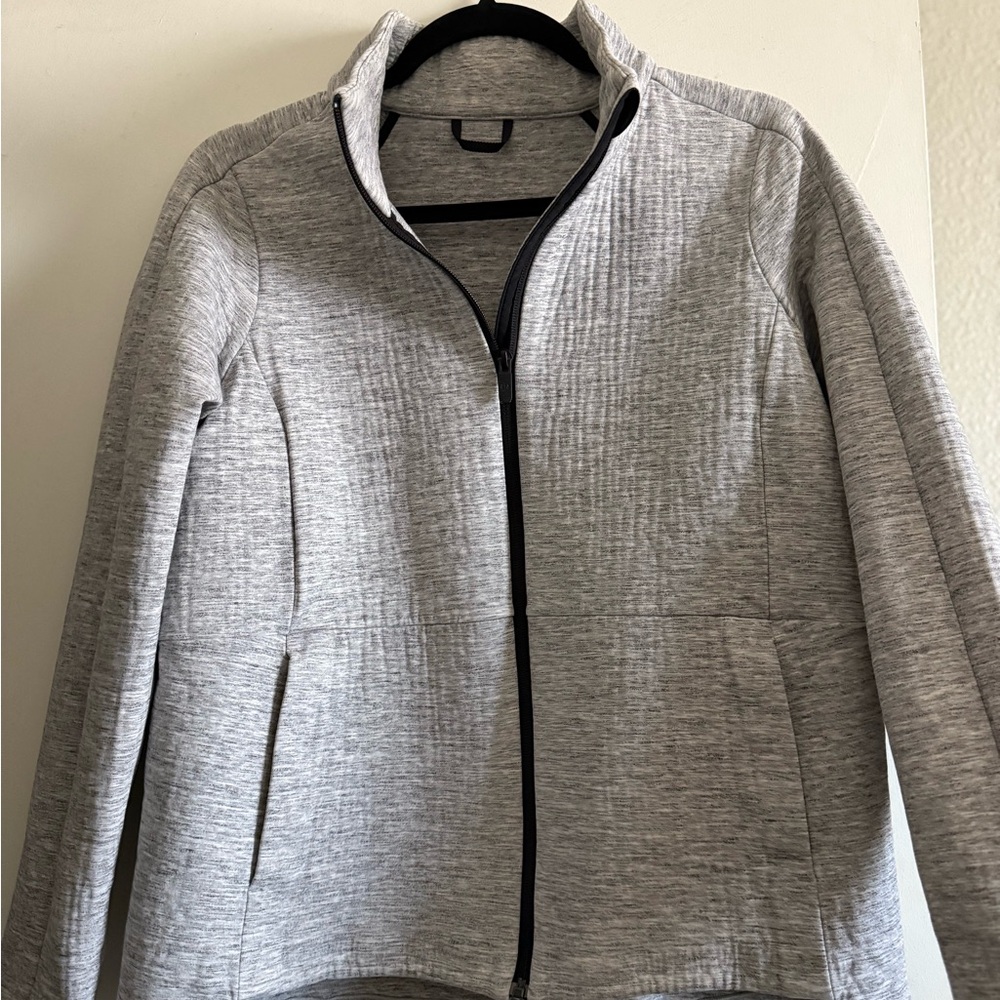 Lululemon Heather Gray Zip-Up Jacket